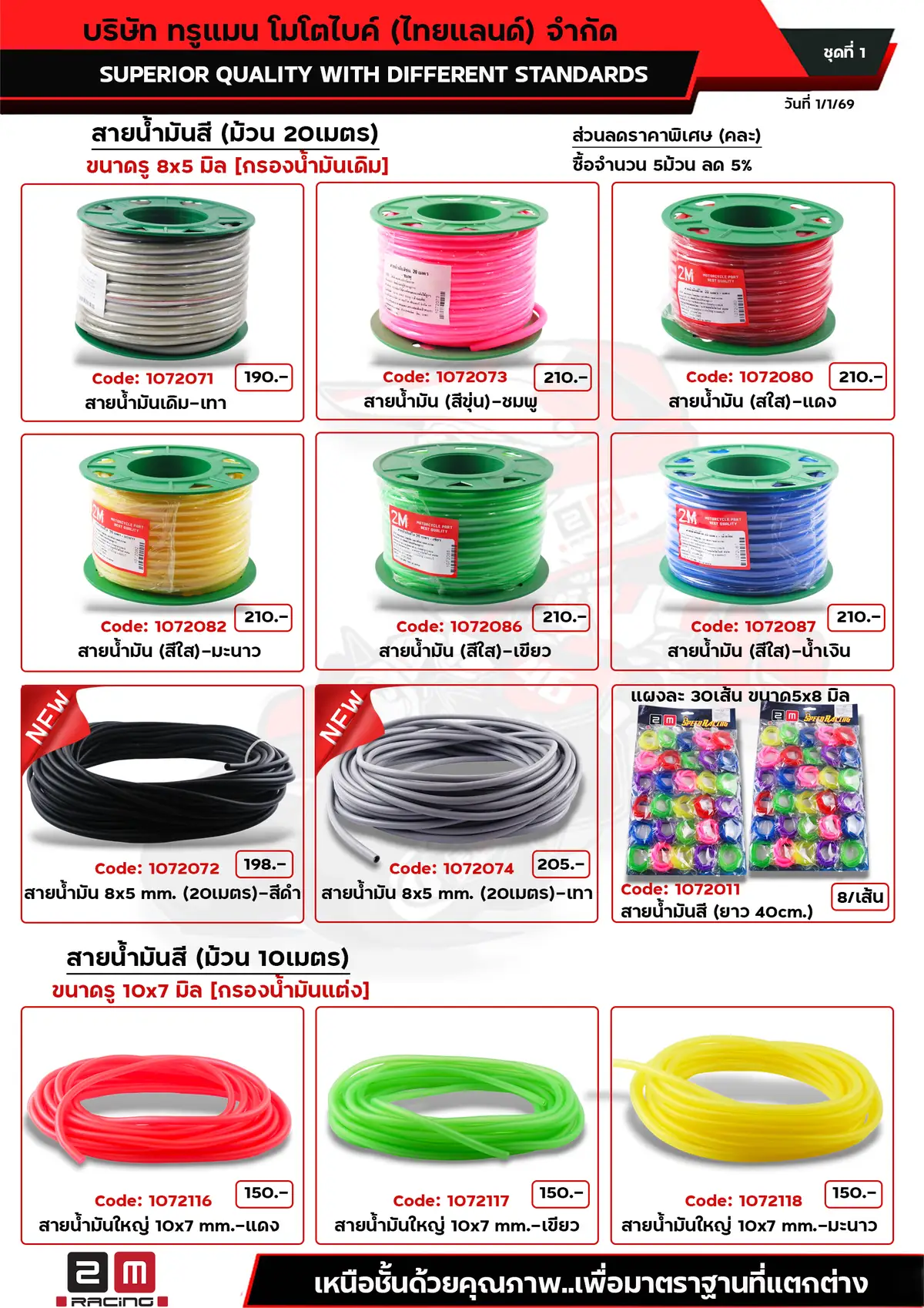 สายน้ำมันเดิม-สายน้ำมันสี ชุดที่1