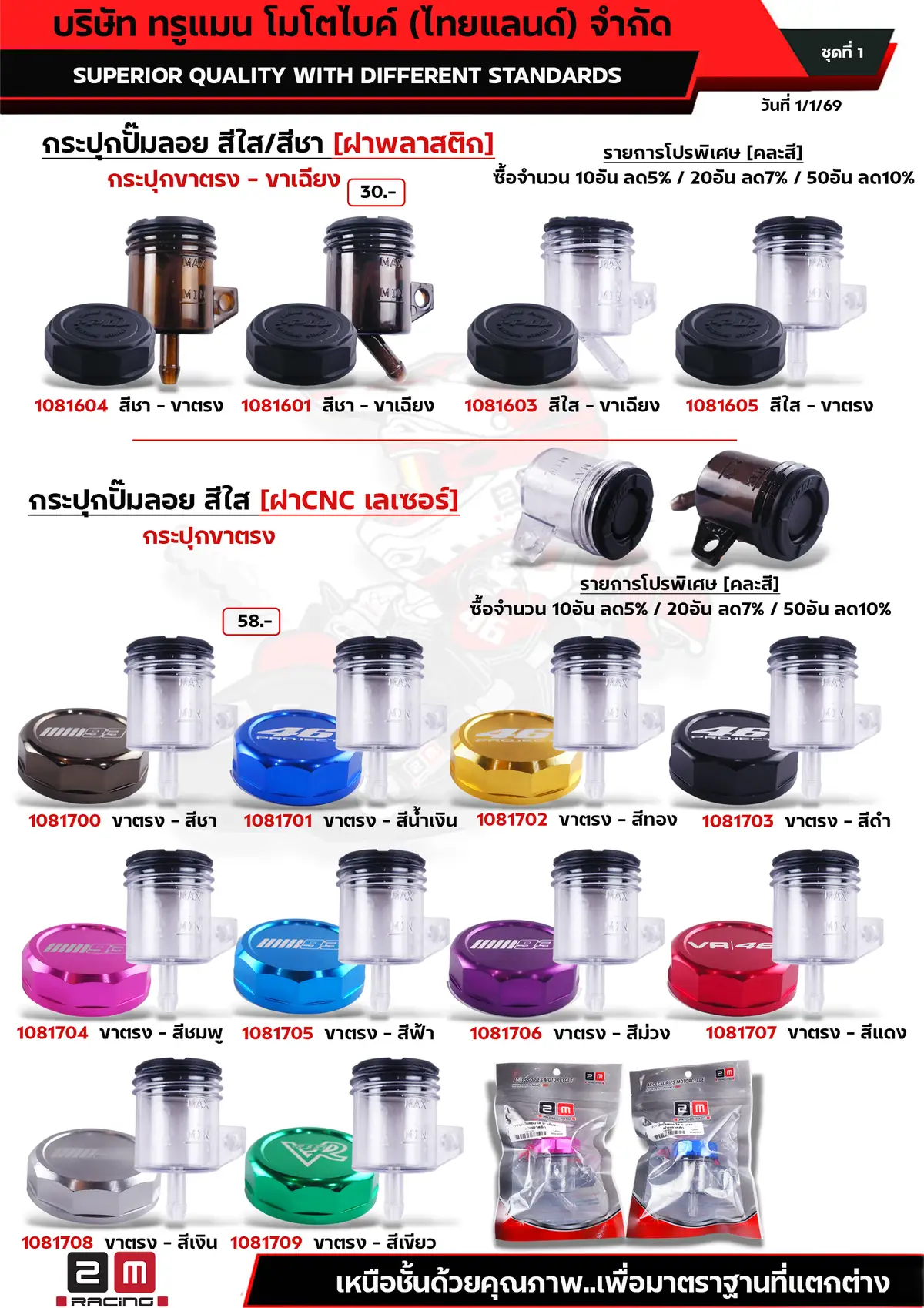 กระปุกปั๊มลอยฝาพลาสติก-กระปุ๊กขาตรงฝาCNC เลเซอร์ ชุดที่1
