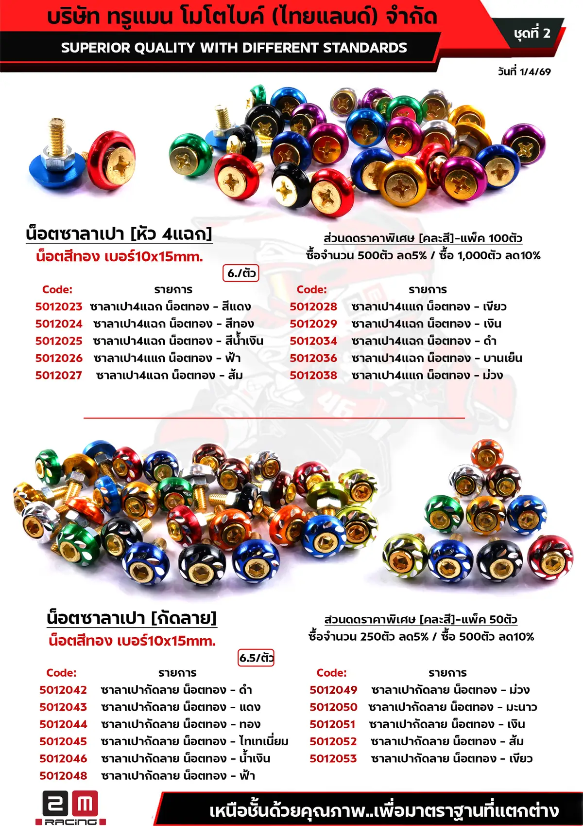 น็อตซาลาเปา4แฉก-ซาลาเปากัดลาย